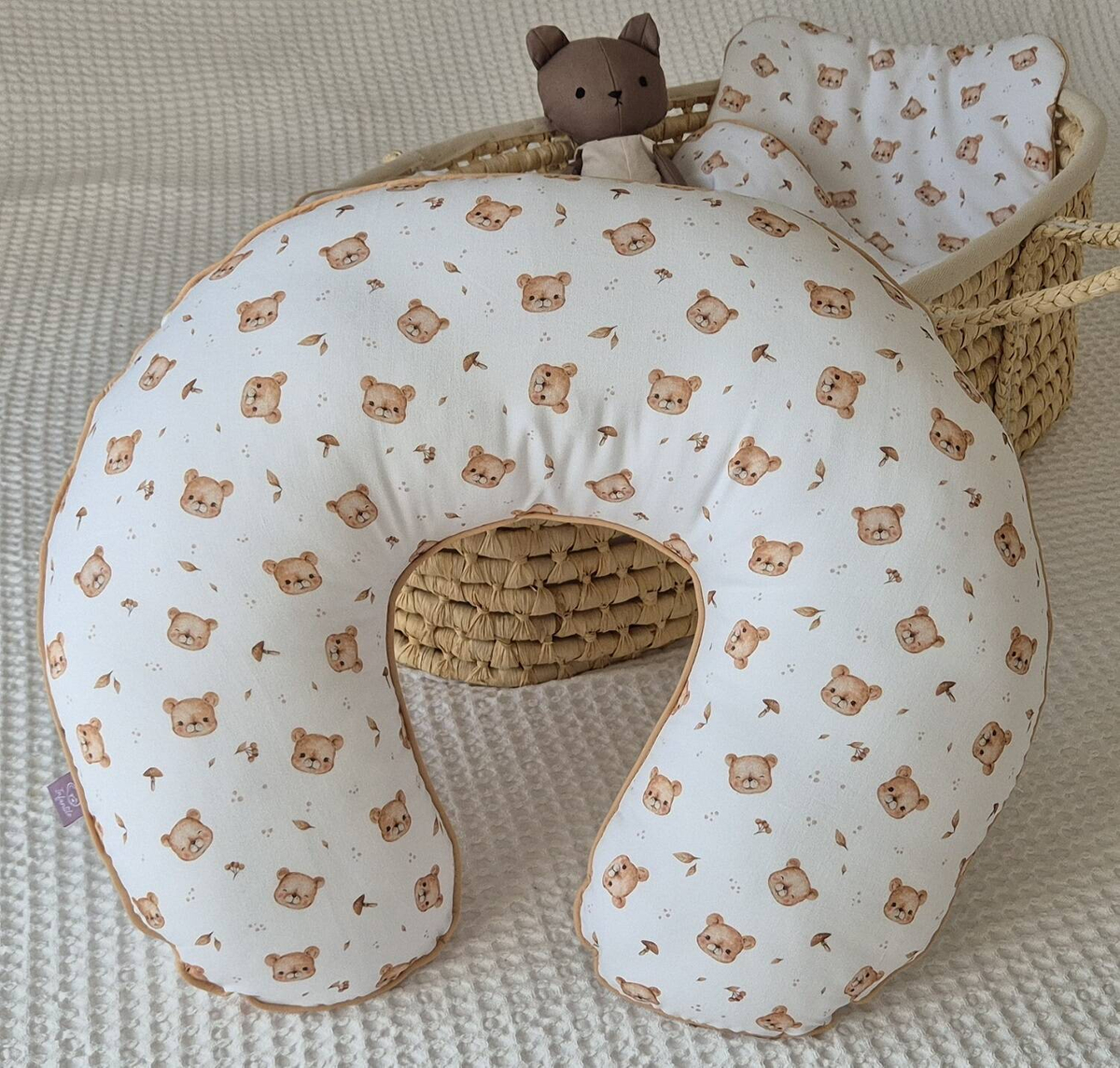 Poduszka do karmienia ROGAL z wypustką PREMIUM 