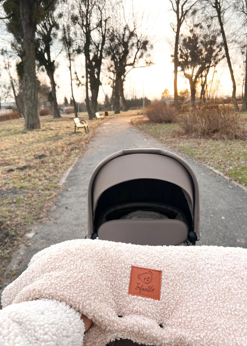 Mufka do wózka BARANEK boucle