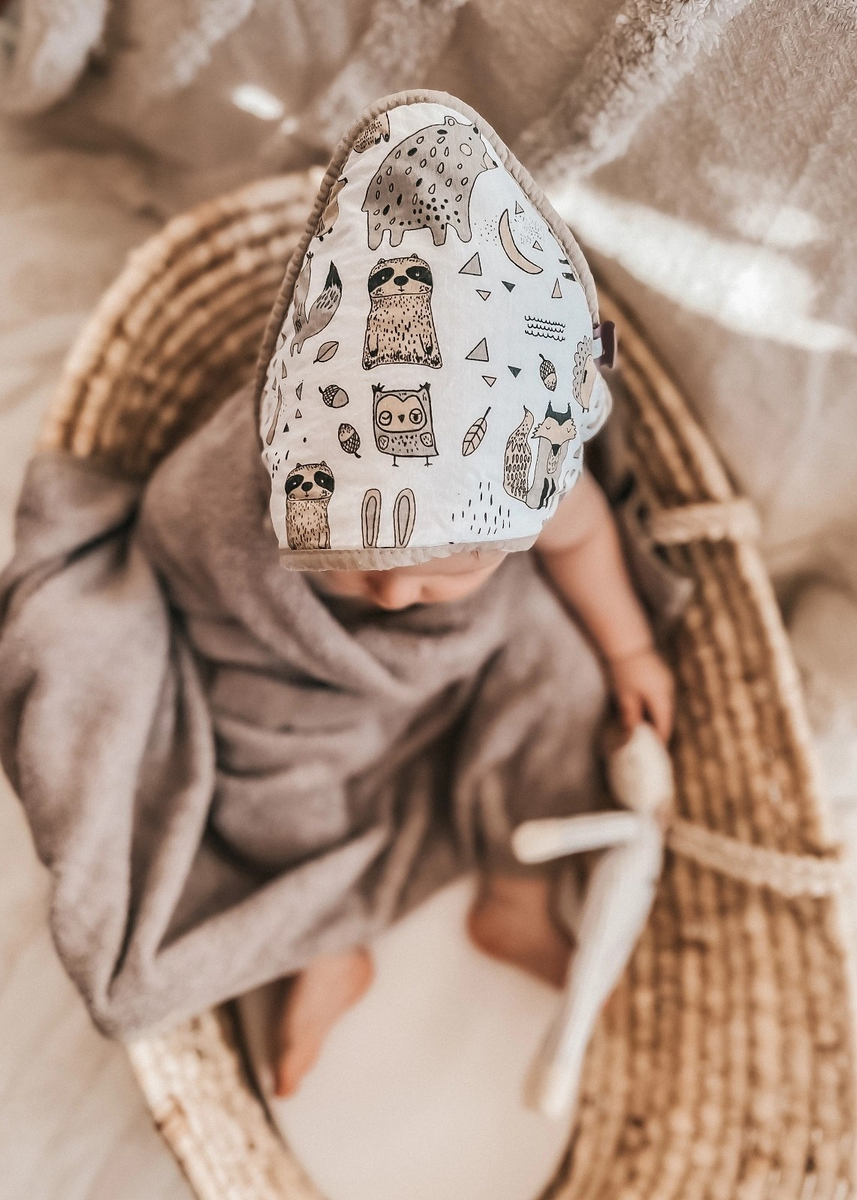 Okrycie kąpielowe BAMBUSOWE 100x100cm