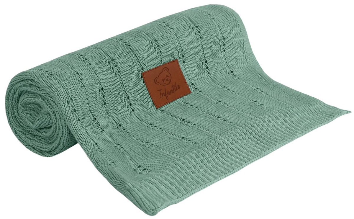 Kocyk bambusowy ażurowy 100% BAMBUS