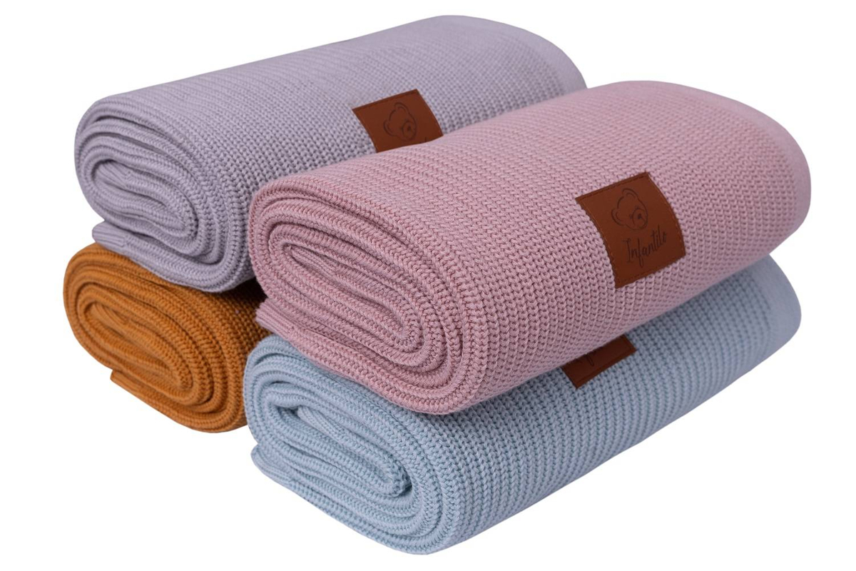 Kocyk dziany BAMBOO 75x100cm