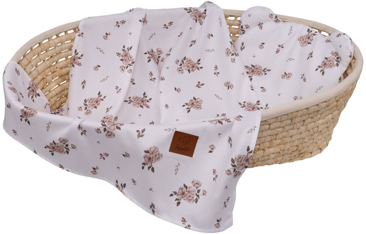 Komplet letni poduszka miś i otulacz BAMBUS