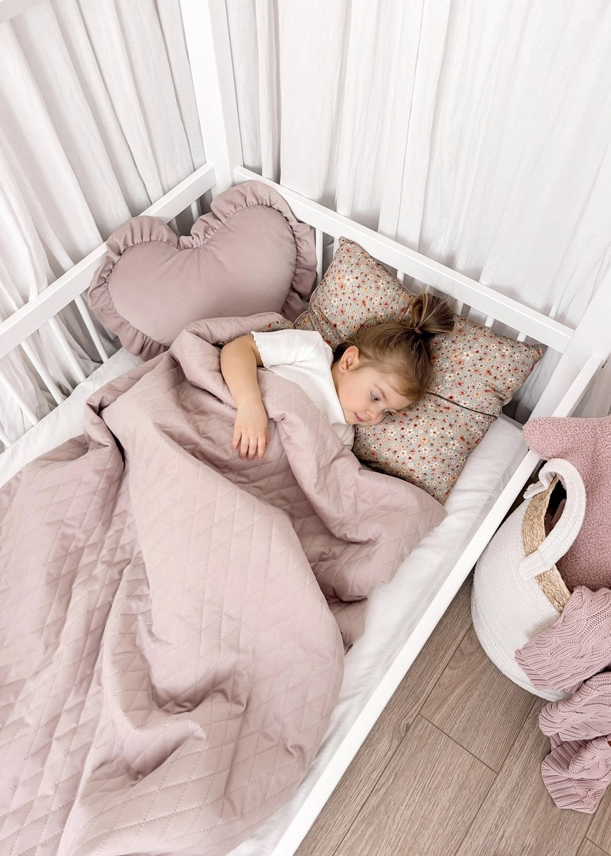 Koc przedszkolaka VELVET 100x135 + poduszka i worek