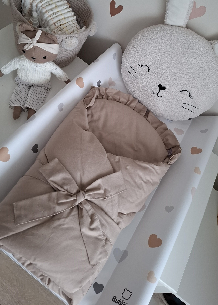 Rożek usztywniany BAWEŁNIANY z falbanką