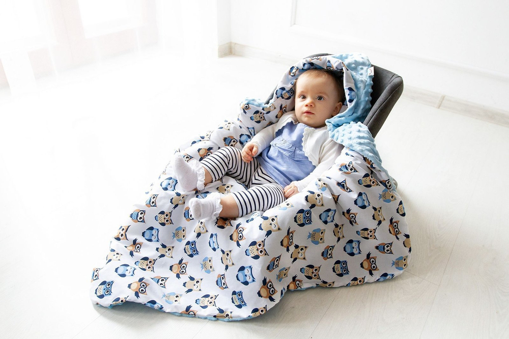 Kocyk z kapturkiem VELVET