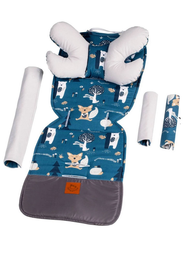 Wkładka do wózka VELVET - ZESTAW