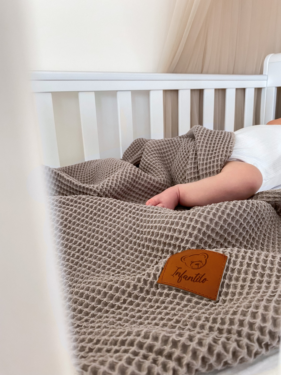 Komplet letni poduszka i otulacz WAFEL