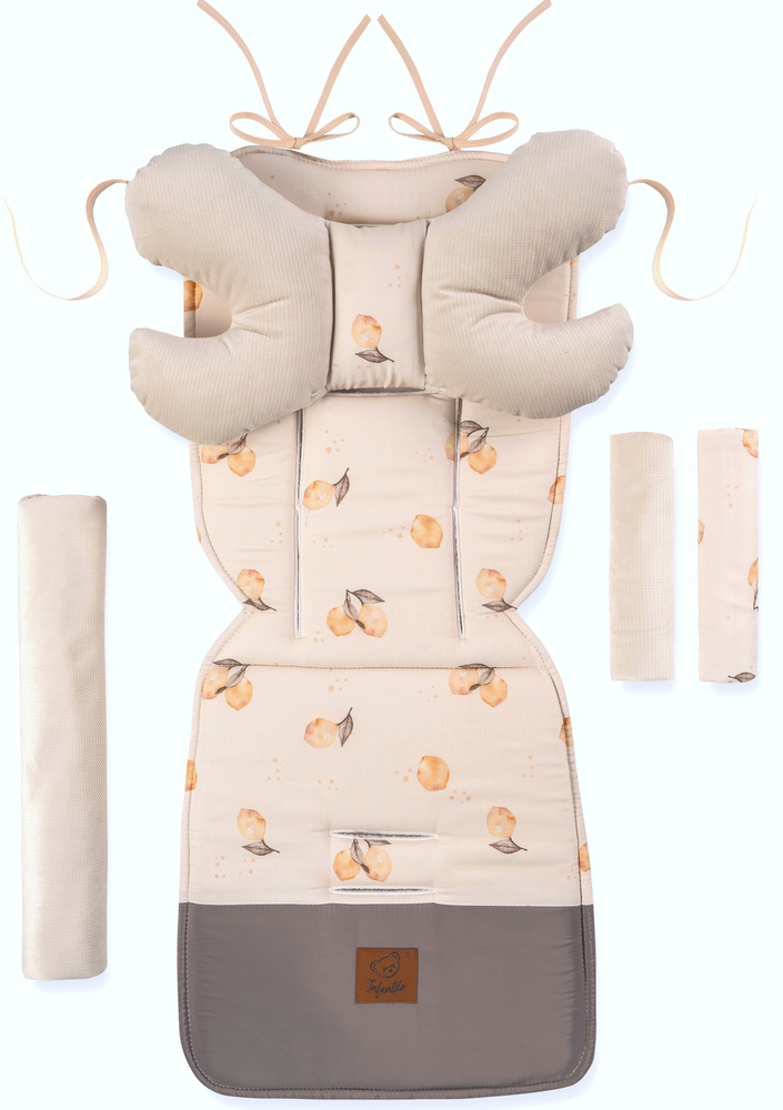 Wkładka do wózka VELVET - ZESTAW