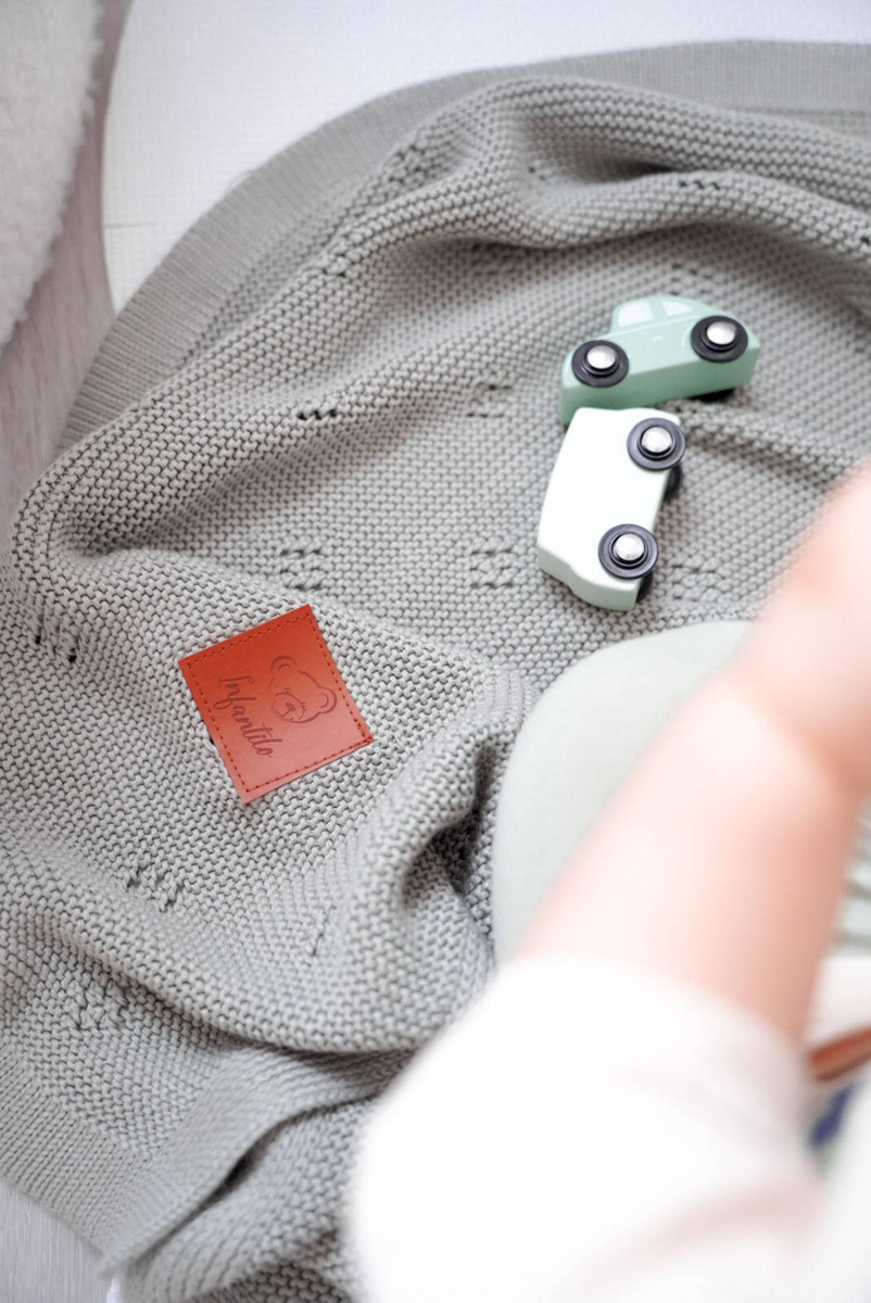 Kocyk dziany BAMBUSOWY DIAMOND 80x100