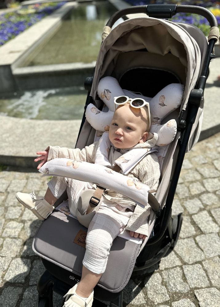 Wkładka do wózka VELVET - ZESTAW