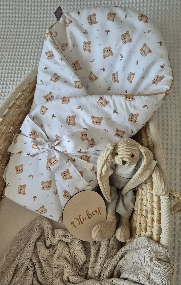 Rożek usztywniany bawełniany PREMIUM z wypustką