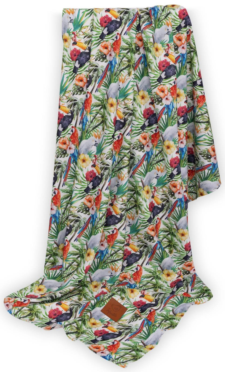 Komplet letni poduszka miś i otulacz BAMBUS