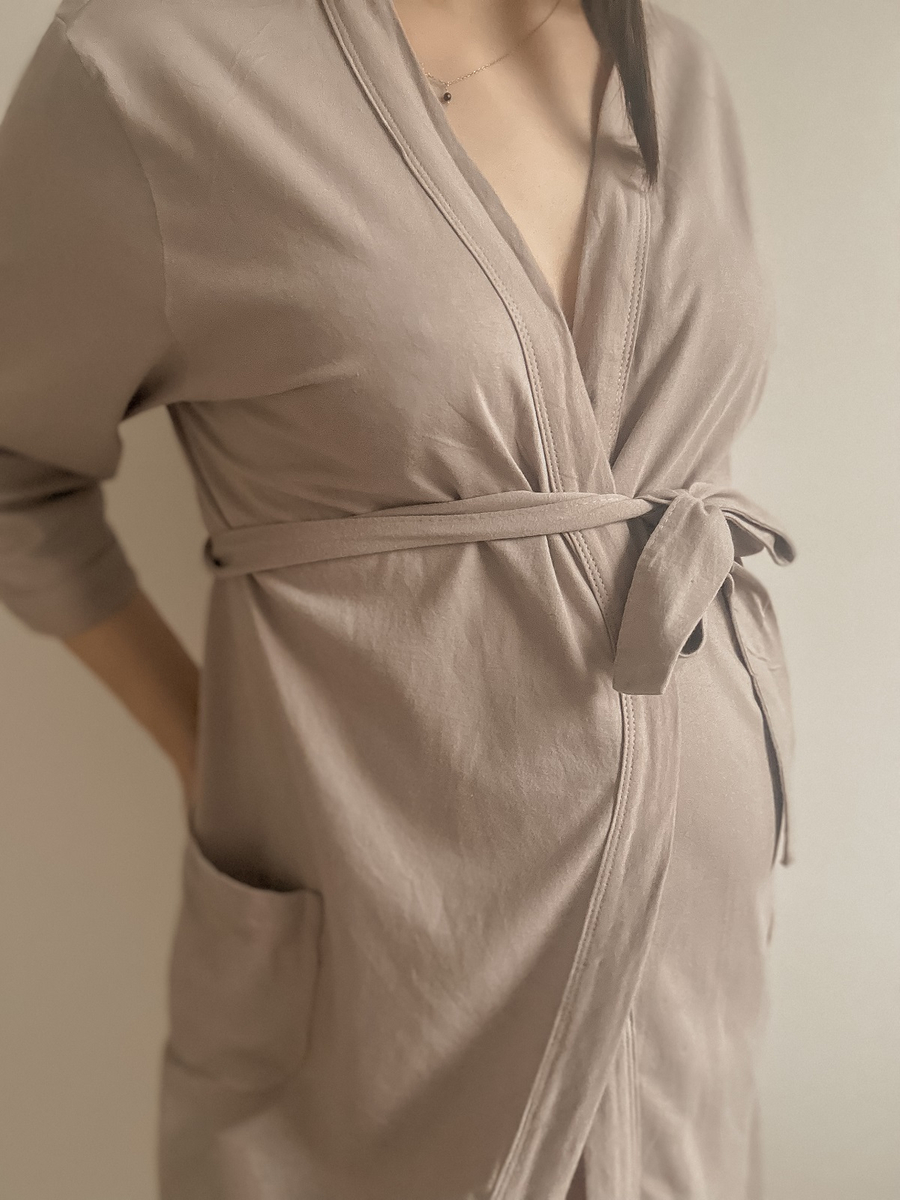 Szlafrok ciążowy LUNA rozm. XXL