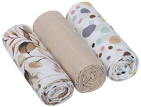 eukaliptus/beż/groszki