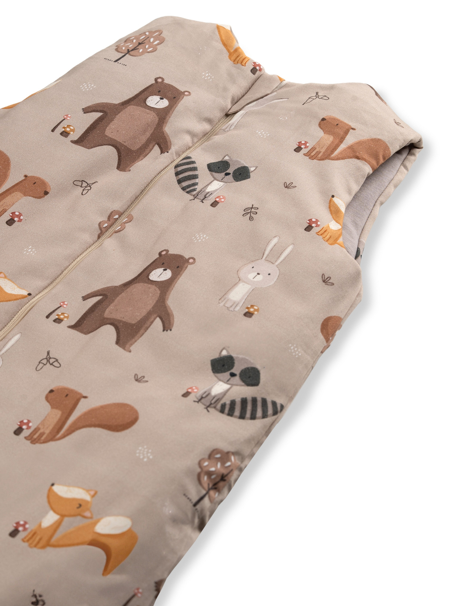 Śpiworek z nogawkami do spania KIDS z bawełny SATYNOWEJ 18-36m