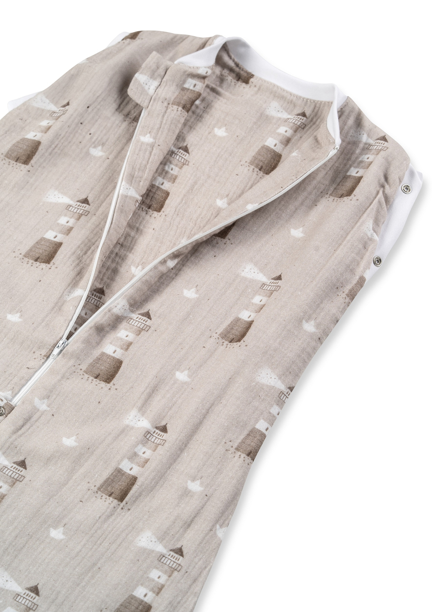 Śpiworek do spania muślinowy PREMIUM light PRINT