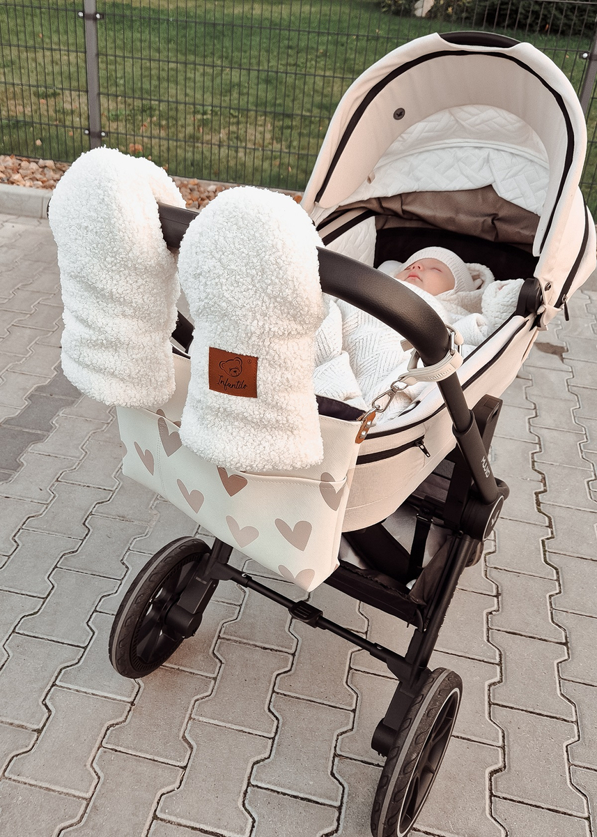 Rękawice do wózka BARANEK boucle