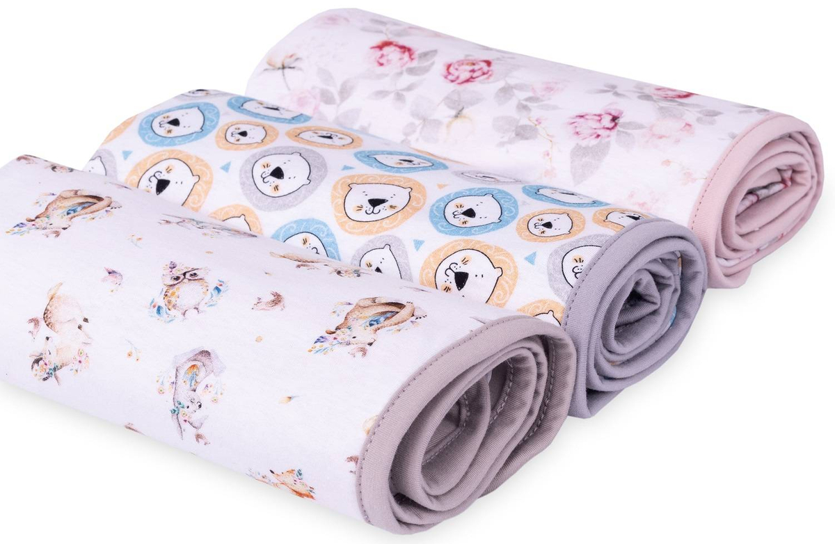 Kocyk letni BAWEŁNIANY 75x100cm