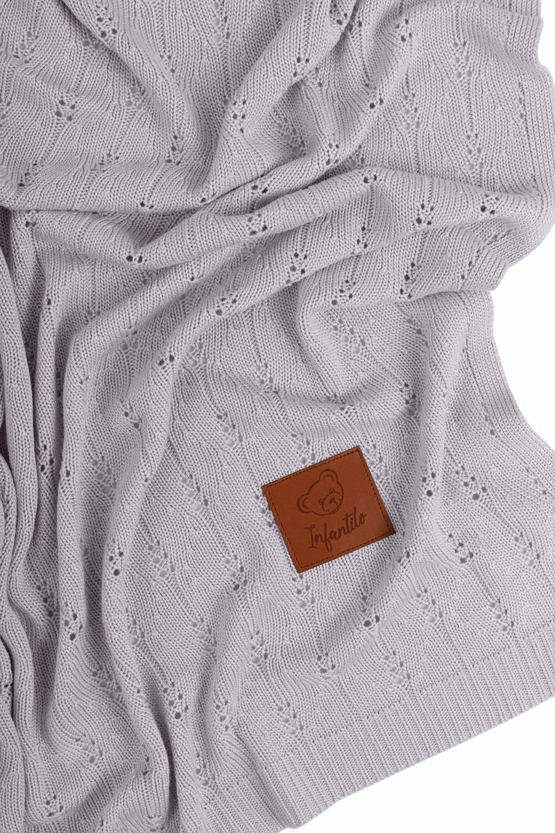 Kocyk bambusowy ażurowy 100% BAMBUS