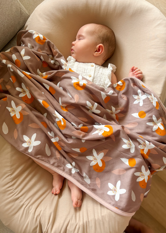 Kocyk letni BAWEŁNIANY 75x100cm