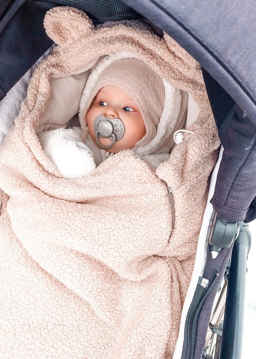 Śpiworek do wózka i fotelika BARANEK BOUCLE