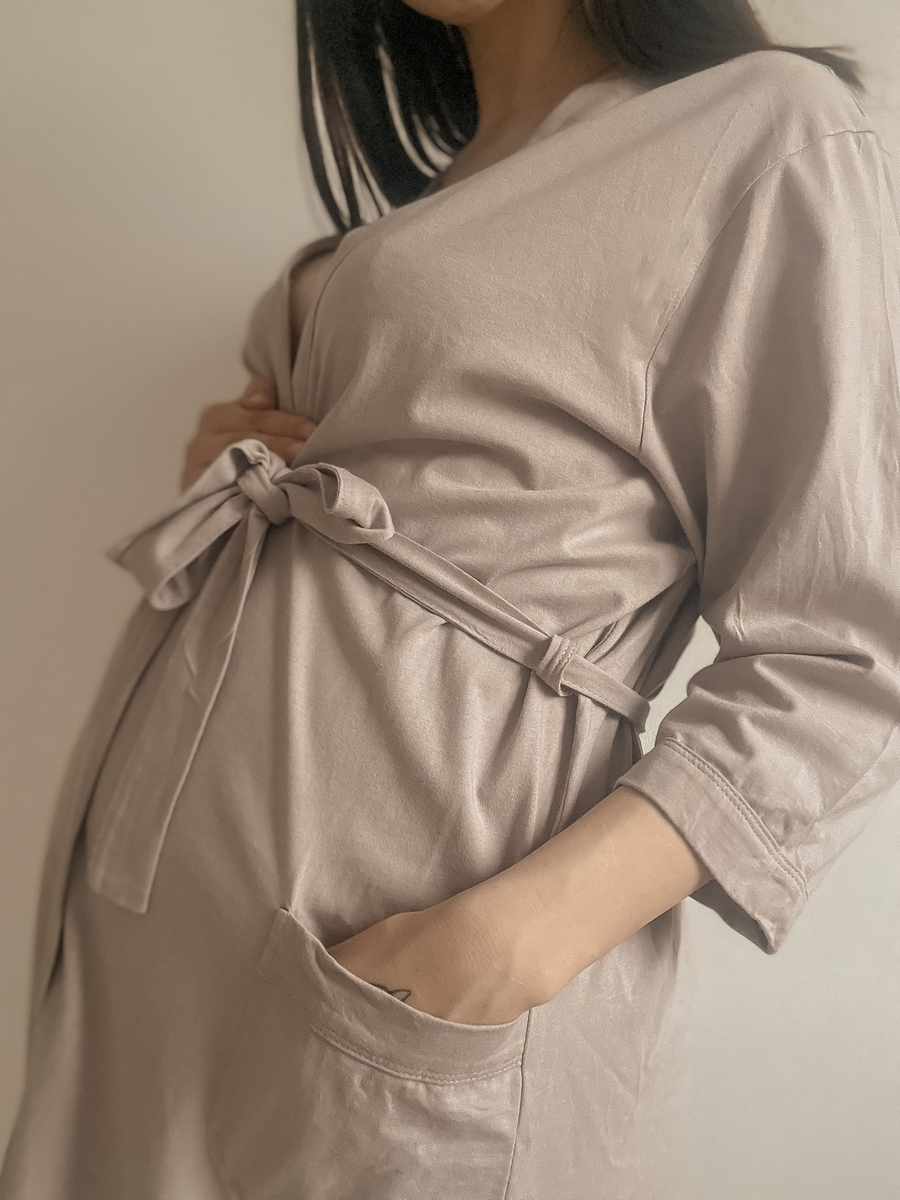 Szlafrok ciążowy LUNA rozm. XXL