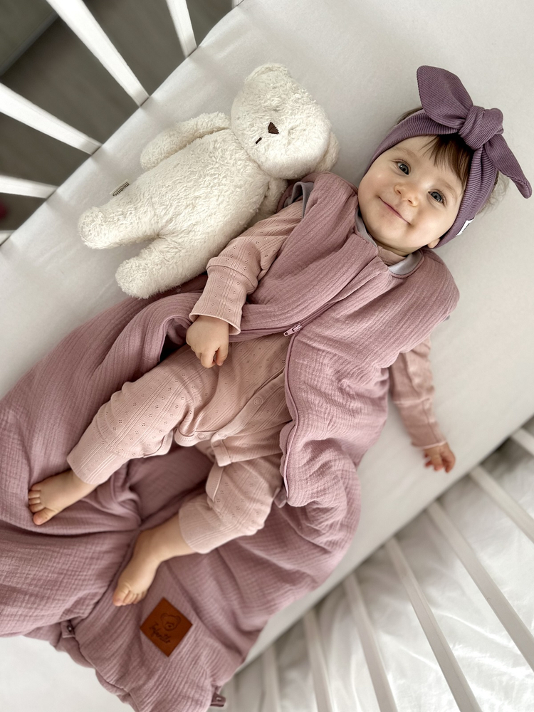 Śpiworek do spania muślinowy PREMIUM ocieplany