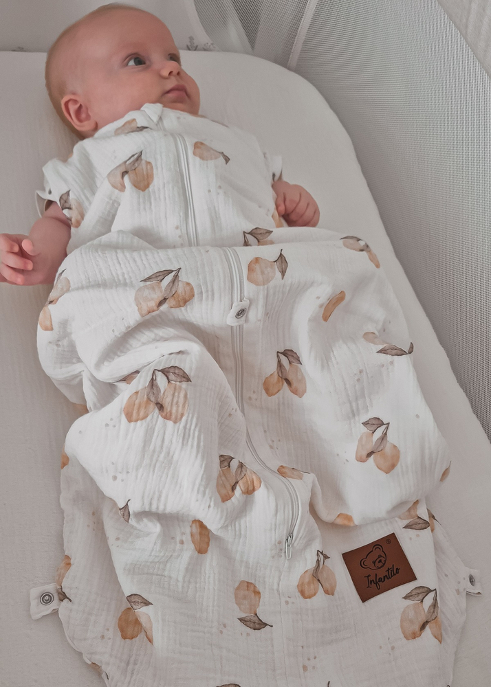 Śpiworek do spania muślinowy PREMIUM light PRINT