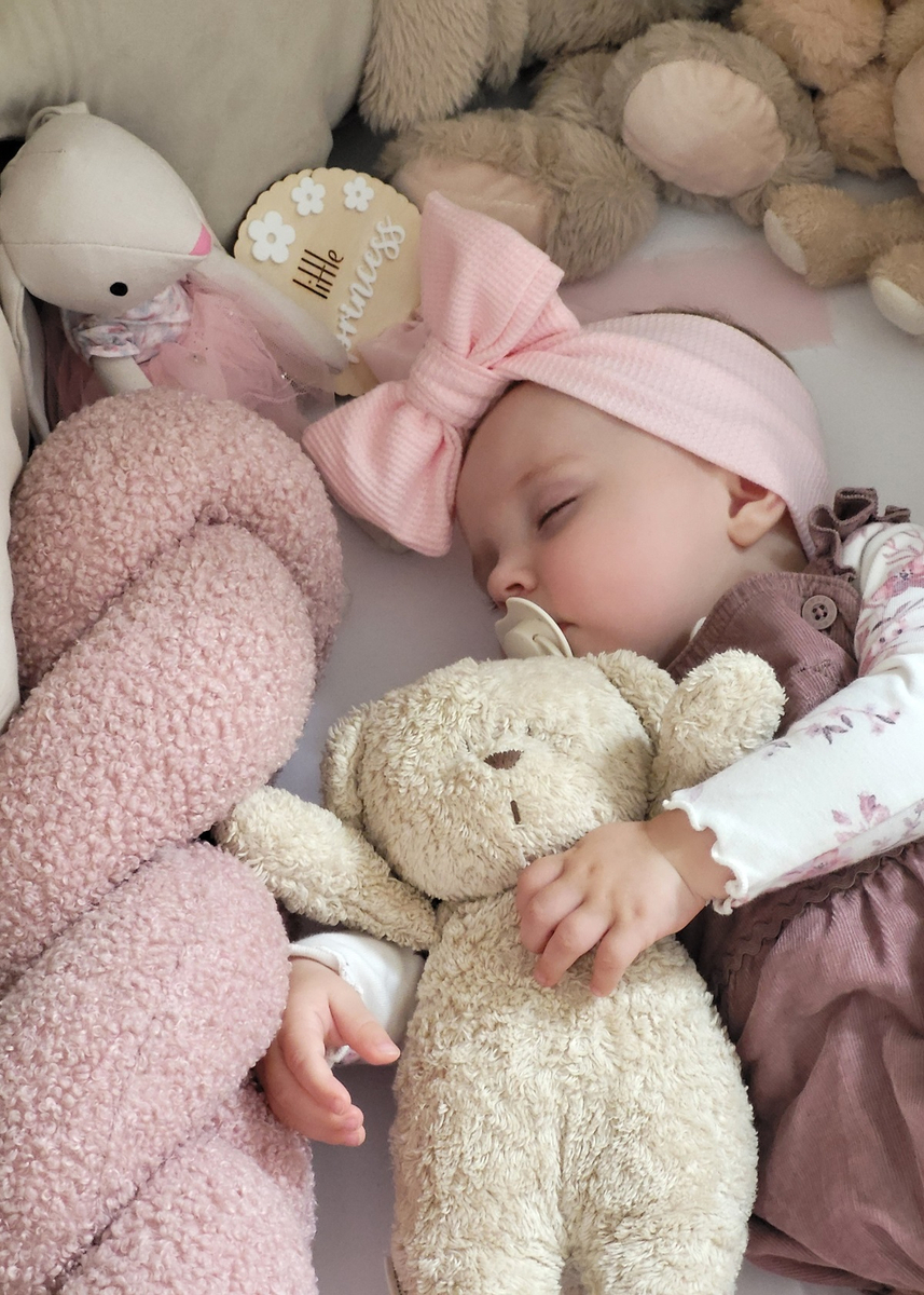 Ochraniacz WARKOCZ do łóżeczka BARANEK BOUCLE