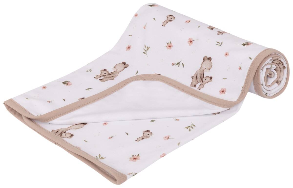 Kocyk letni BAWEŁNIANY 75x100cm