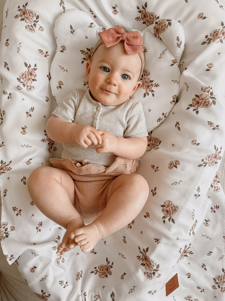 Komplet letni poduszka miś i otulacz BAMBUS