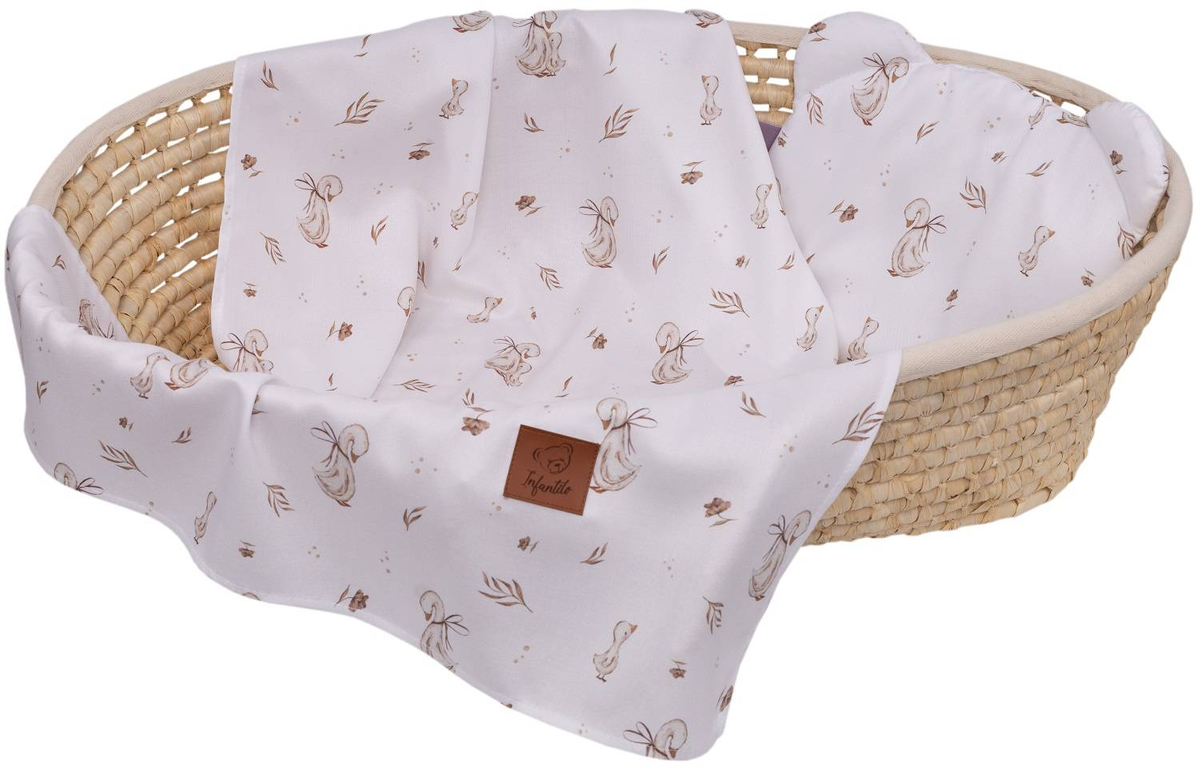 Komplet letni poduszka miś i otulacz BAMBUS