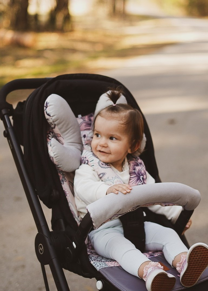 Wkładka do wózka VELVET - ZESTAW