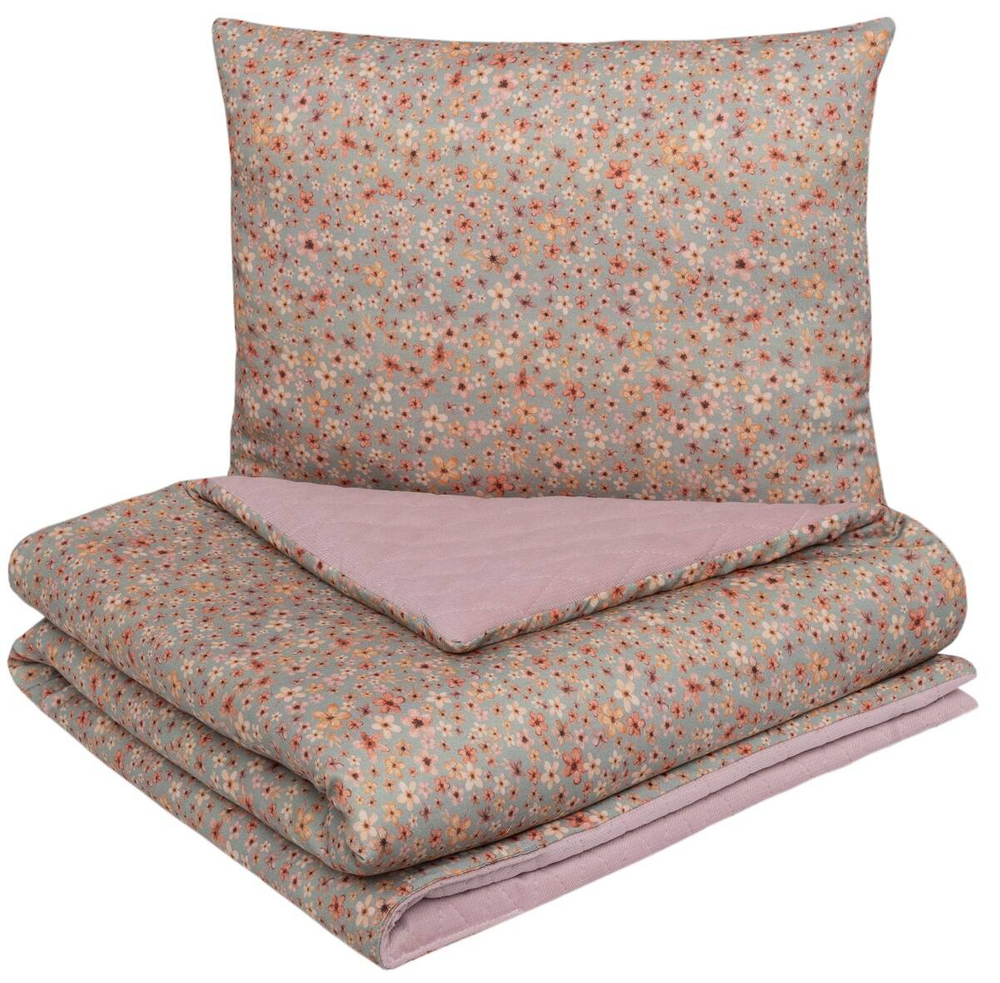 Koc przedszkolaka VELVET 100x135 + poduszka i worek