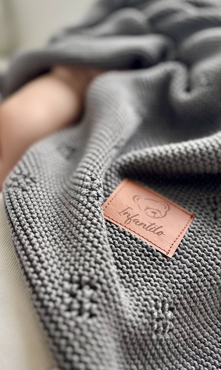 Kocyk dziany BAMBUSOWY DIAMOND 80x100