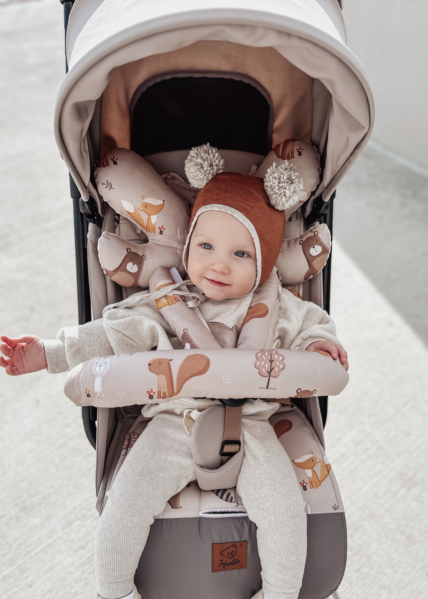 Wkładka do wózka VELVET - ZESTAW