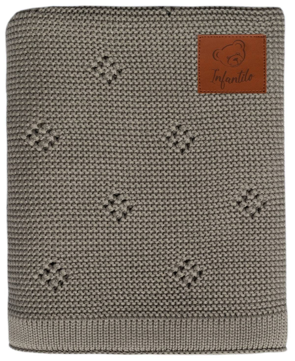 Kocyk dziany BAMBUSOWY DIAMOND 80x100