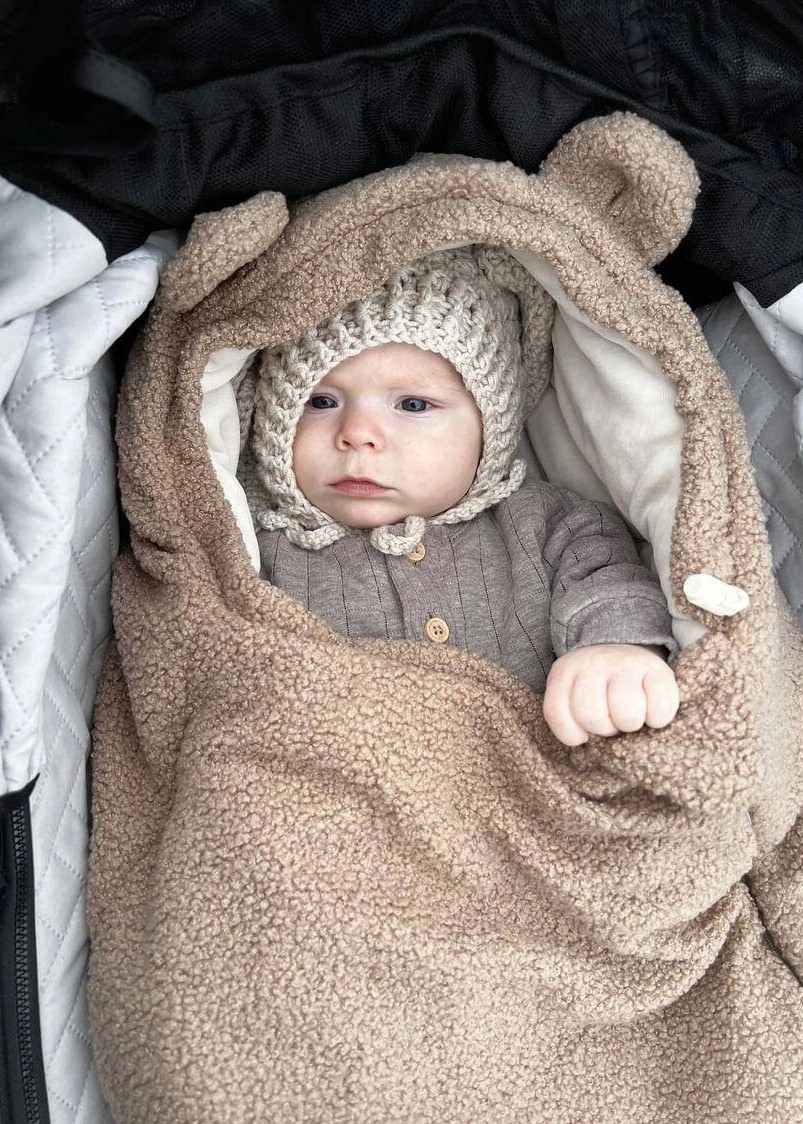 Śpiworek do wózka i fotelika BARANEK BOUCLE