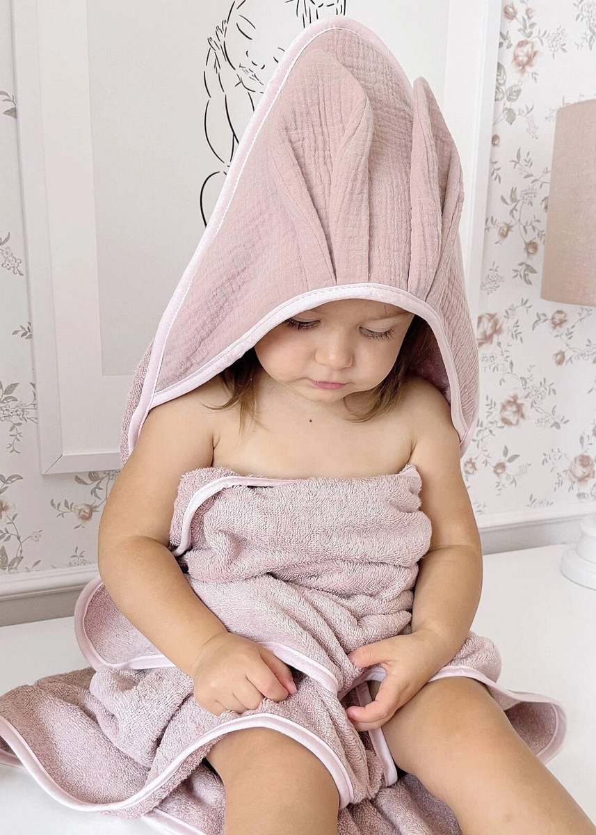 Okrycie kąpielowe BAMBUSOWE 100x100 RABBIT