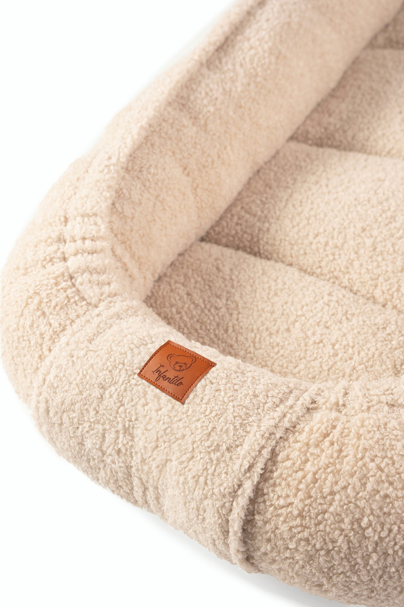 KOKON niemowlęcy BARANEK + poduszka MIŚ