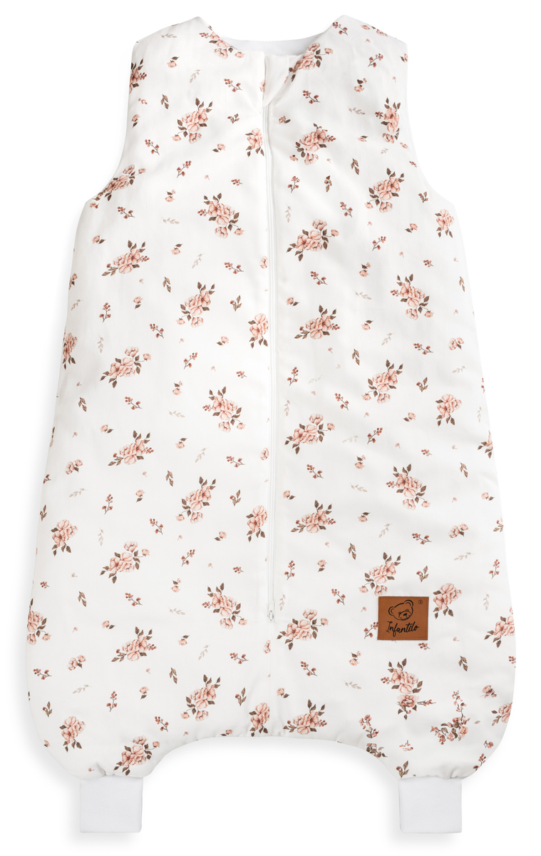 Śpiworek z nogawkami do spania KIDS z bawełny SATYNOWEJ 18-36m