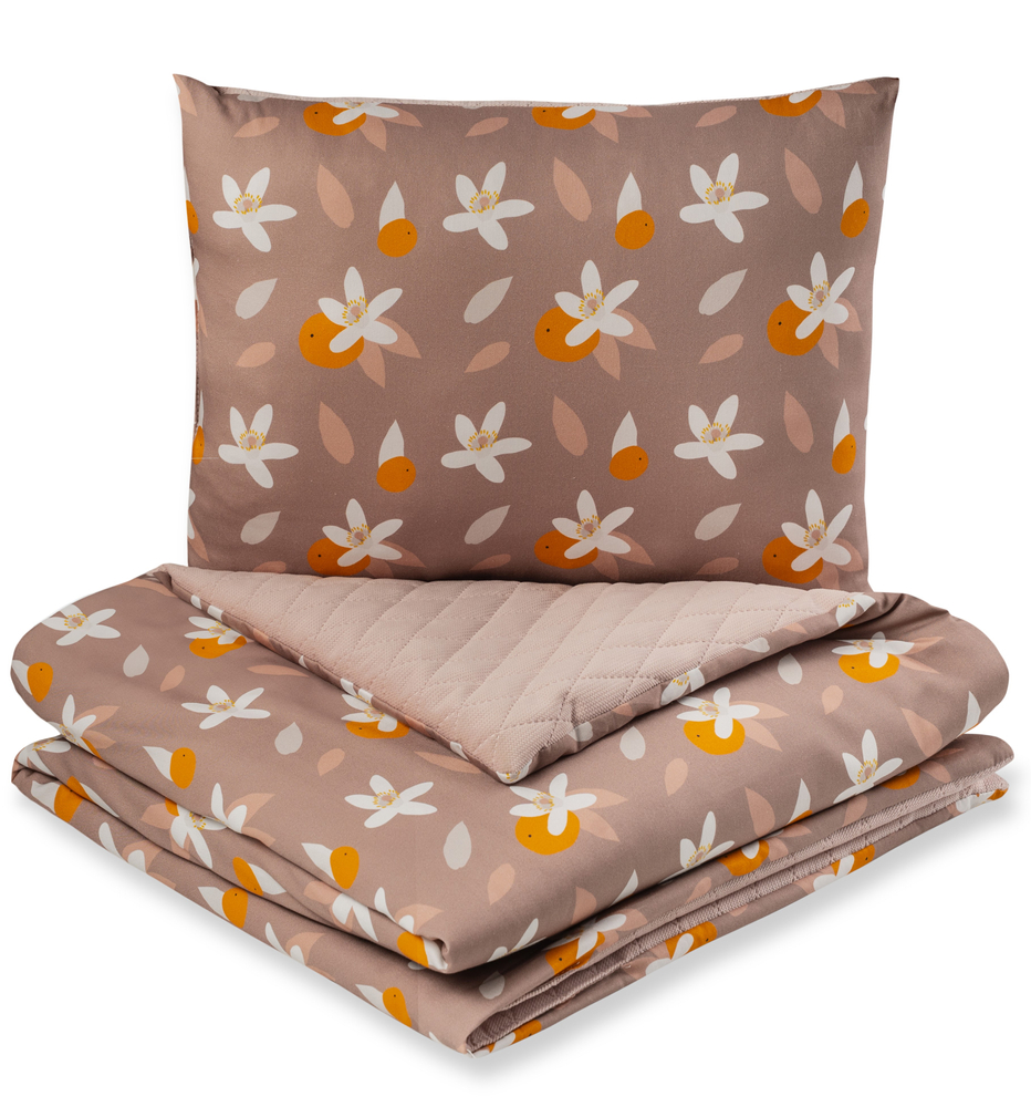 Koc przedszkolaka VELVET 100x135 + poduszka i worek