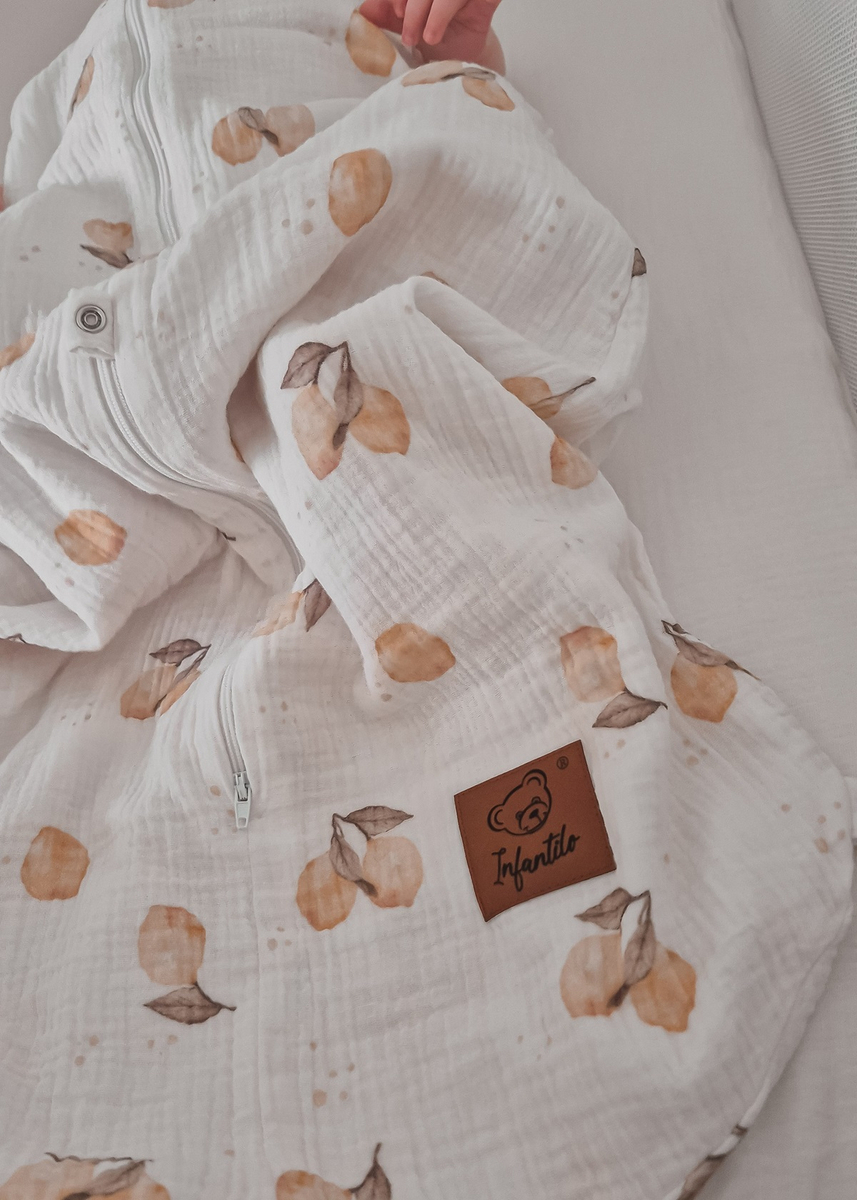 Śpiworek do spania muślinowy PREMIUM light PRINT