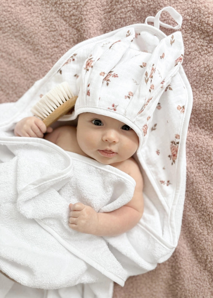 Okrycie kąpielowe BAMBUSOWE 100x100 RABBIT