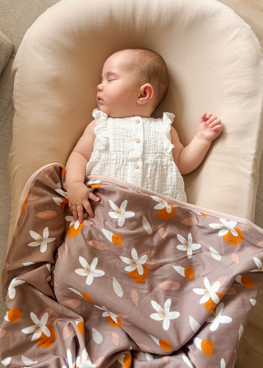 Kocyk letni BAWEŁNIANY 75x100cm