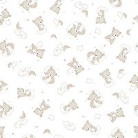 misie na chmurce beżowe