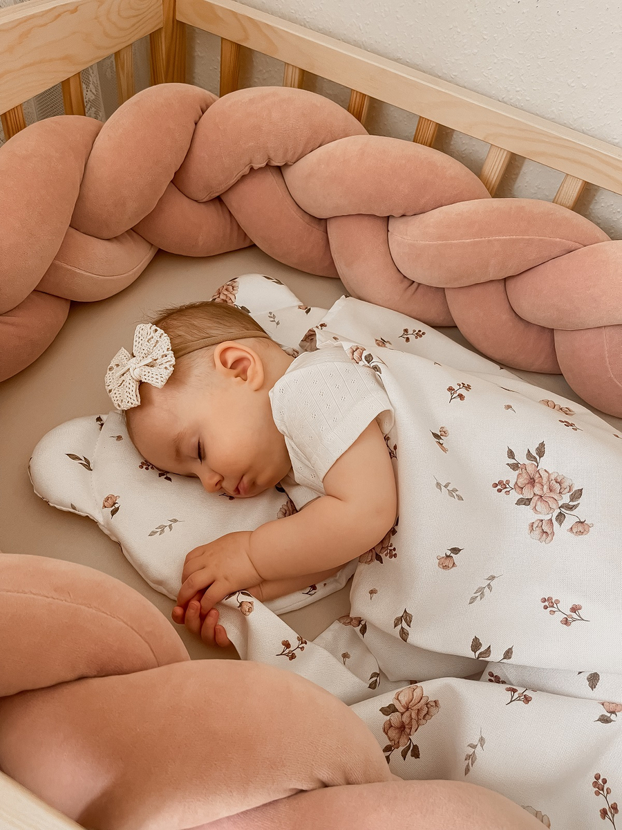 Komplet letni poduszka miś i otulacz BAMBUS