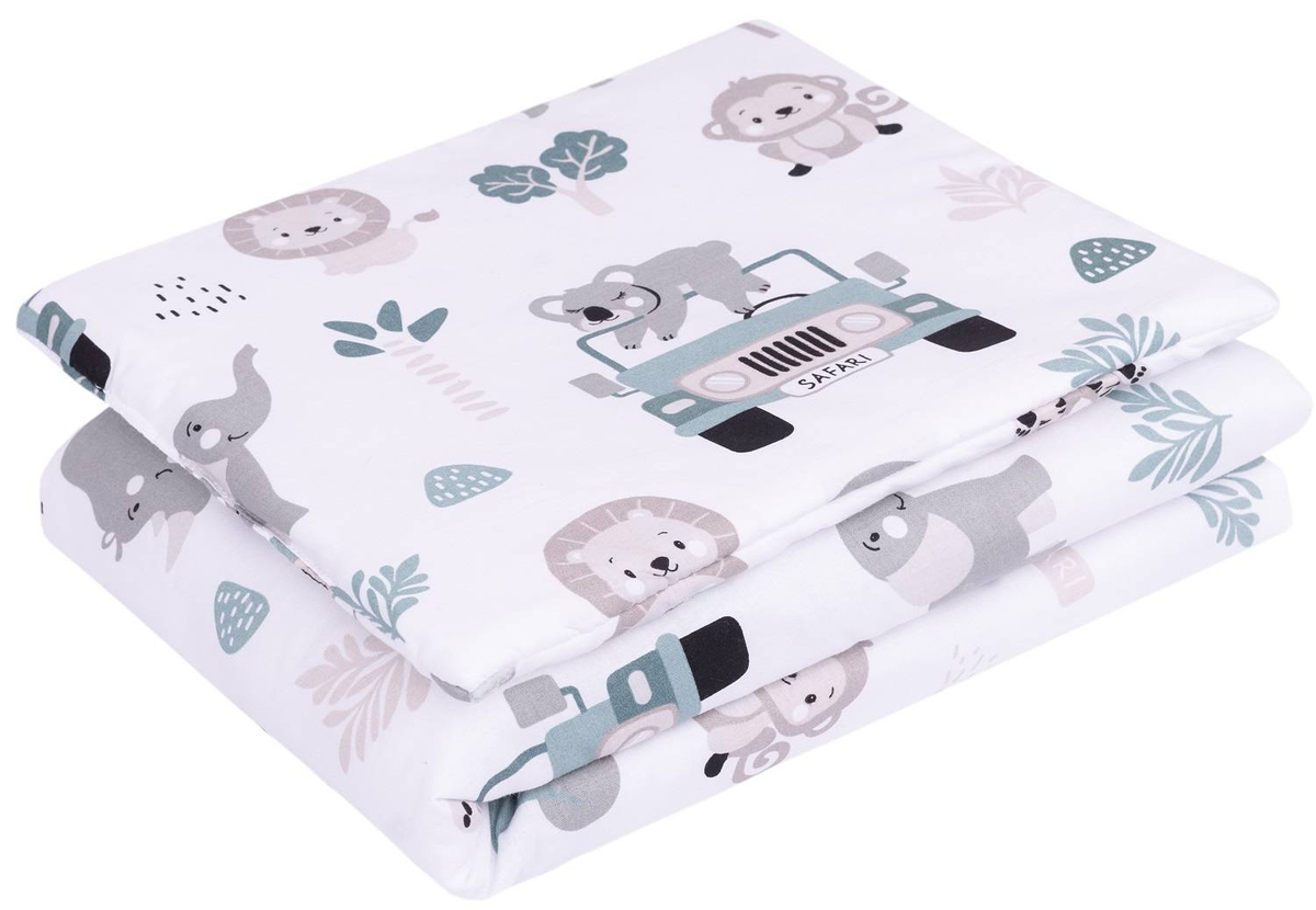 Komplet do wózka bawełniany