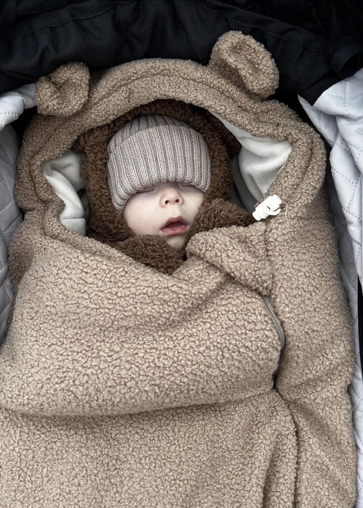 Śpiworek do wózka i fotelika BARANEK BOUCLE