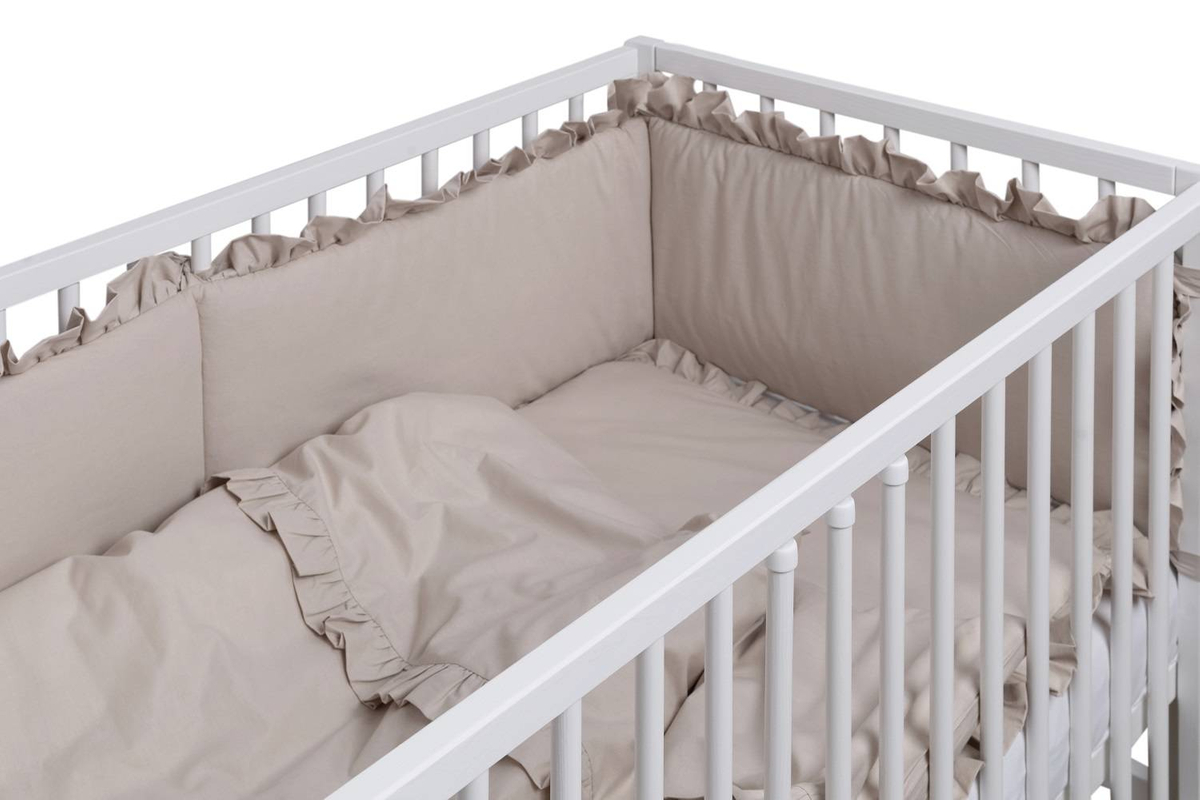 Pościel bawełniana 2-elementowa 120x90cm Z FALBANKĄ 